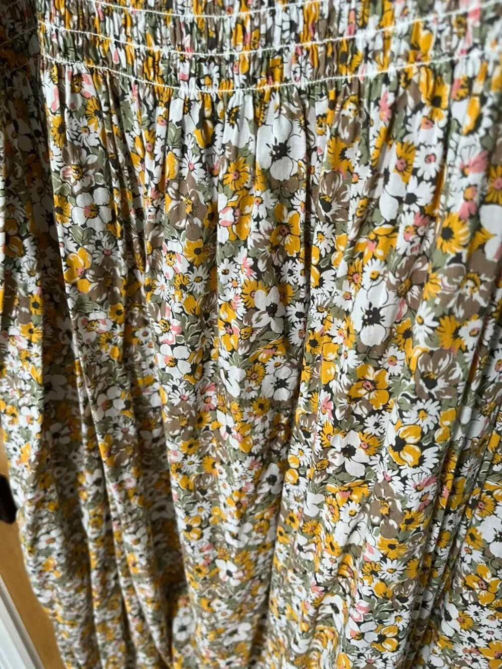 Frye x Anthropologie | Alice Floral Maxi Dress | 100% Cotton Size Medium - Picture 11 of 13